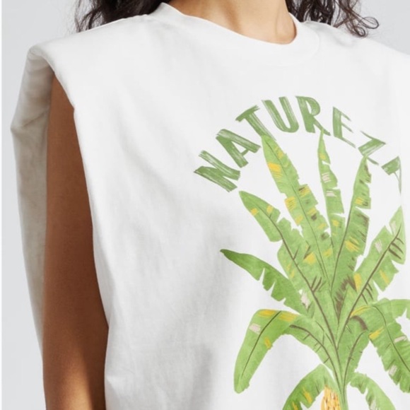 Farm Rio NEW Natureza Cotton Graphic T - Picture 5 of 9